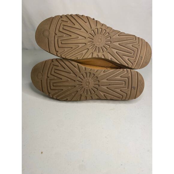 UGG Bethany Chestnut Lace Up Boot Womens Suede Sheepskin Fur Lined Size 7 - Picture 12 of 15